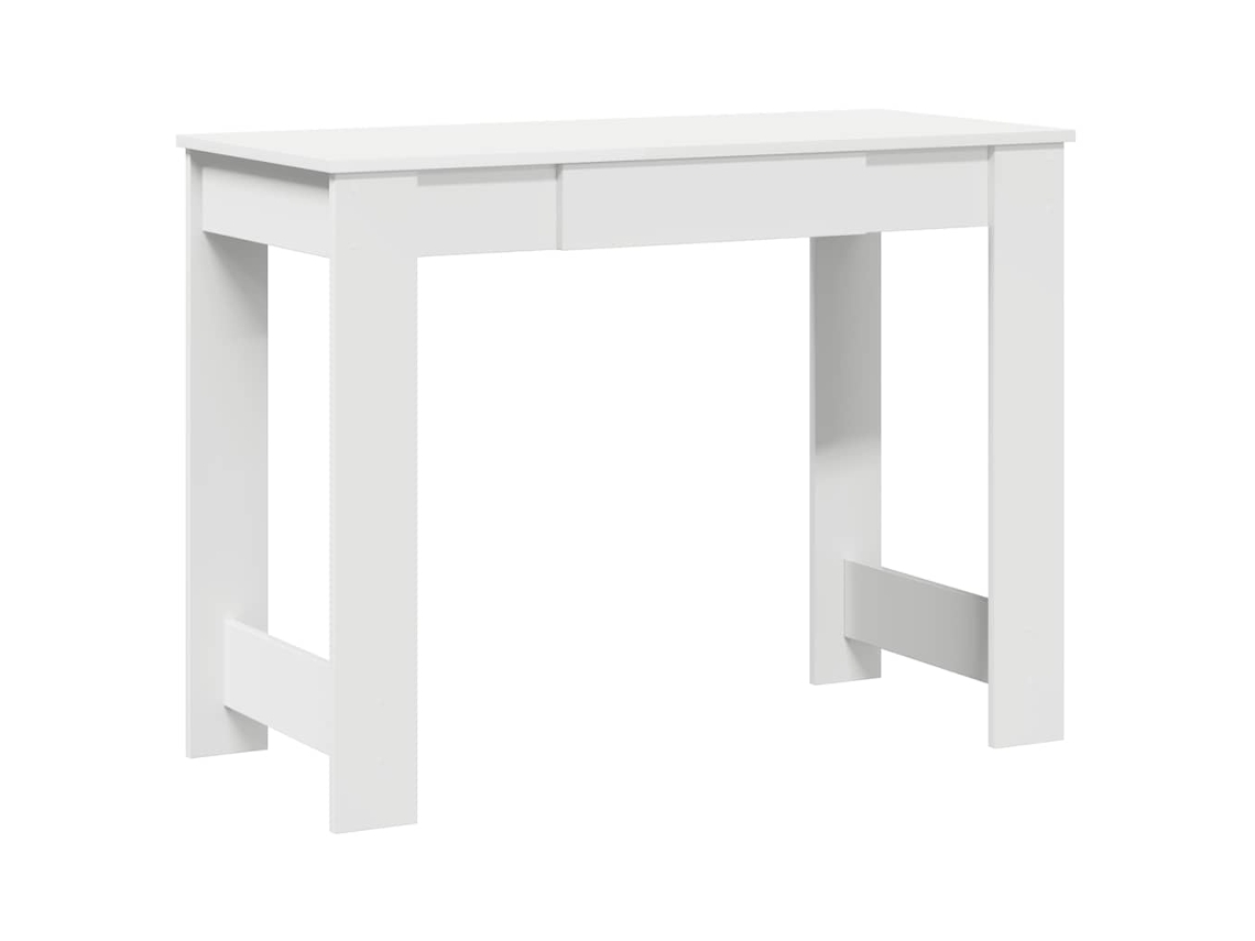 Desk, Desks Vidaxl Branco Madeira Processada (n/a)