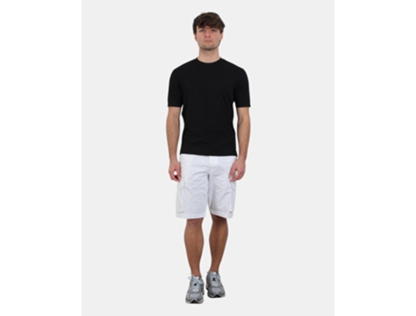 Bermuda De Homem 40 Weft Cargo Regular Fit Poliéster Branco (56)