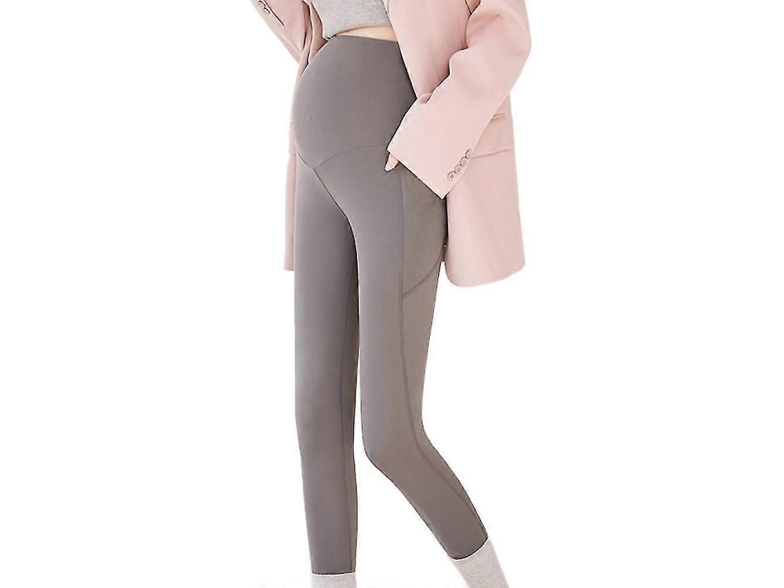 Calça Legging Fitness para Gestantes com Cintura Alta, Cinto de Ioga Gestantes, Poet Soft Tamanho P. GOKOCO