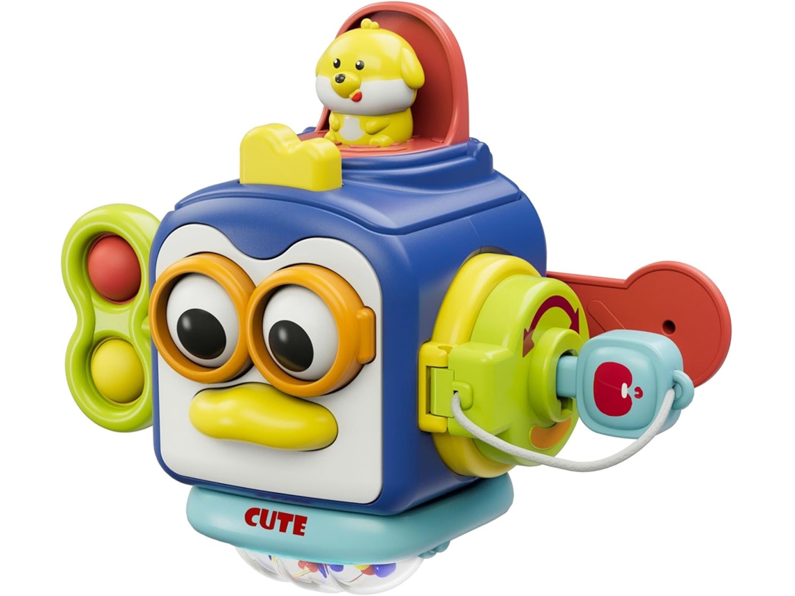 Brinquedos Montessori Para Crianças De 1 Ano, Brinquedos Sensoriais Para Crianças De 1 A 3 Anos, Cubo De Atividades Para Viagens, Aquaforge