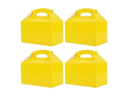 50 Caixas Brancas Para Lembrancinhas De Festa, Caixas De Doces Com Alça, Sacolas De Papel Para Biscoitos, Modelo Gable B Hengjian