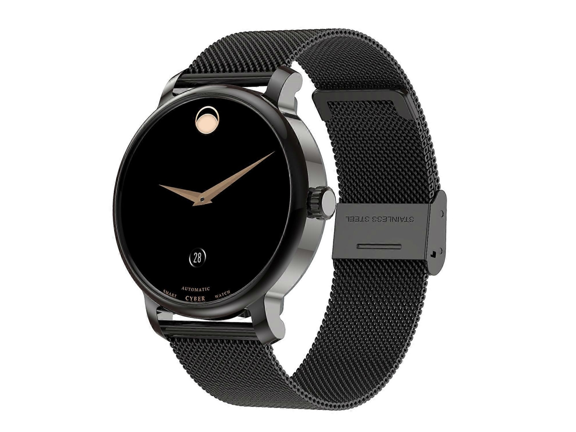 Relógio Inteligente Lemfo Lf35 Com Tela Amoled Redonda De 1,43 Polegadas, Pulseira De Aço E Suporte Para Medição De Oxigênio No Sangue.