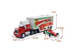 Set Takara Tomy Pixar Car 3 Jackson Mack Uncle Truck 1:55 Diecast Metal Car Model Toy Boy Christmas Gift