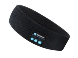 Fones de Ouvido para Dormir Bluetooth 5.0, Faixa Esportiva, Fone de Ouvido Estéreo com Microfone JIAPEI (preto)