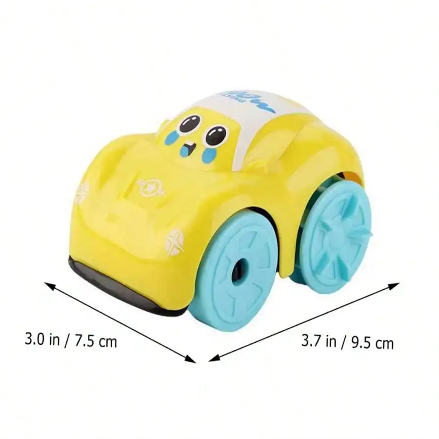 (amarelo) Brinquedo De Banho Infantil Em Abs Com Mecanismo De Corda - Carrinho De Desenho Animado