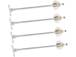 Dobradiça De Suporte Para Tampa, 4 Peças, Resistente, Em Aço,