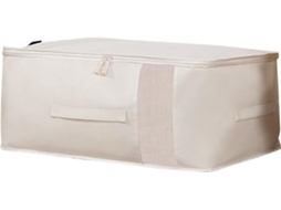 Cesto Organizador Edredons Grande Capacidade Tecido Oxford Janela Transparente Dobrável Ideal Organizar Roupas GOKOCO