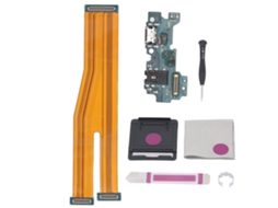 Aetheria conector de Placa de Carregamento Usb C com Cabo Flexível para Galaxy A32 4g A325f com Kit de Ferramentas