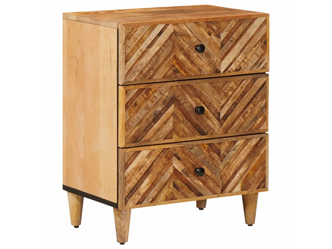 Vidaxl Mesa-de-cabeceira Com Gaveta Castanho 50 X 33 X 60 Cm