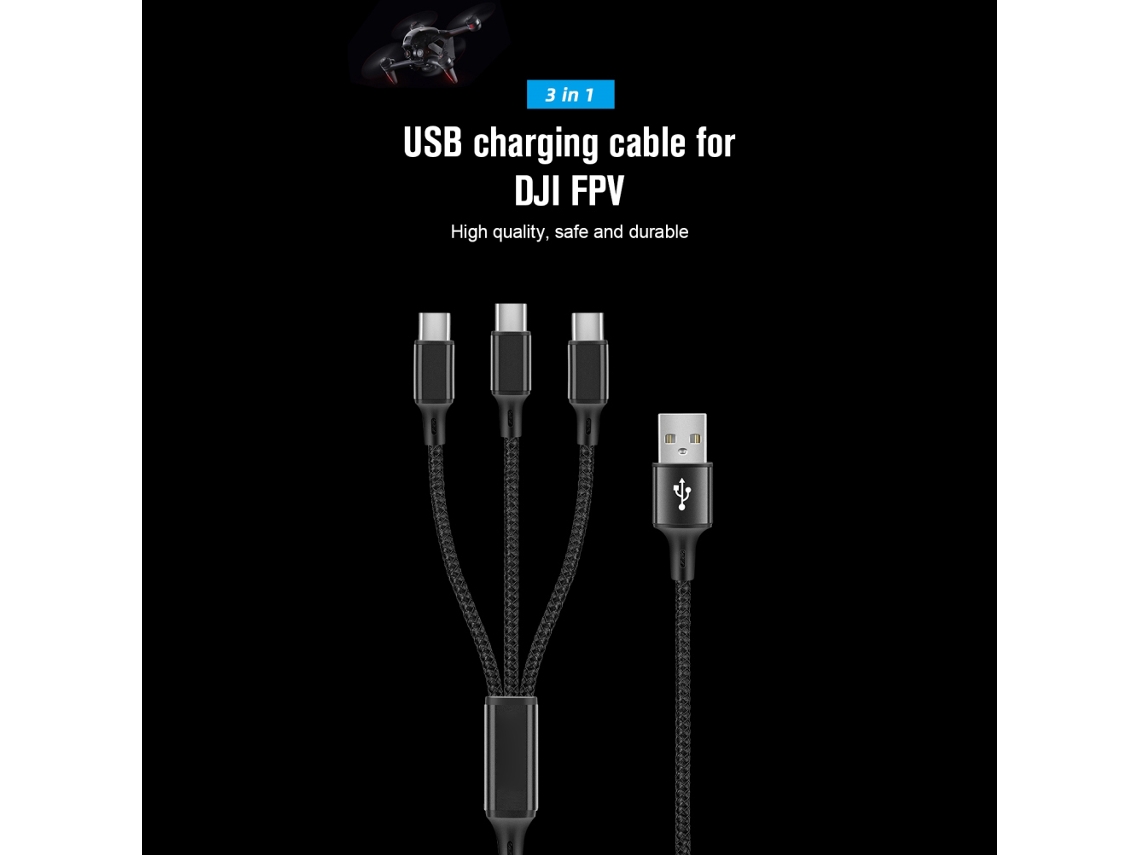 Cabo de Carregamento LAXISCREED para Dji Fpv Motion Controller Vr