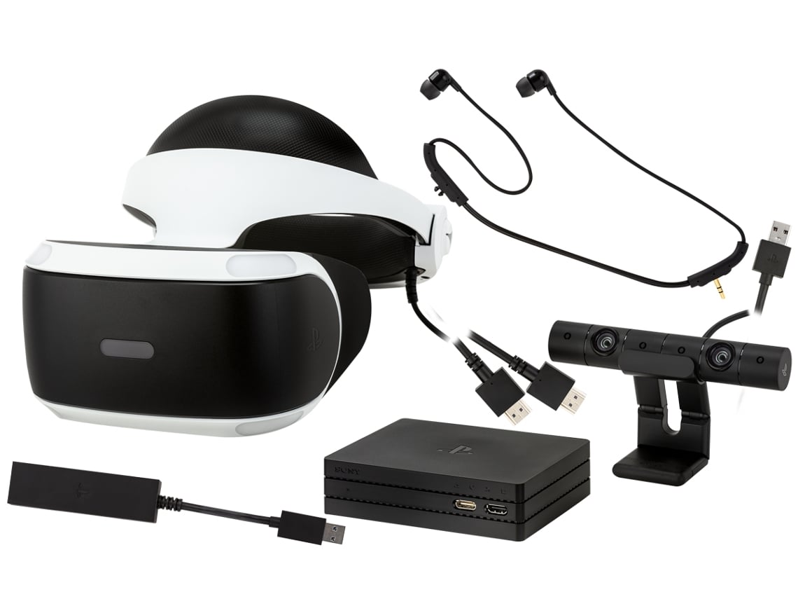 Óculos de Realidade Virtual Playstation VR Mega Pack 3