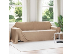 Vidaxl Cobertores De Sofá 6 Unid. Camelo 350 X 270 Cm 8.09 Kg Lã