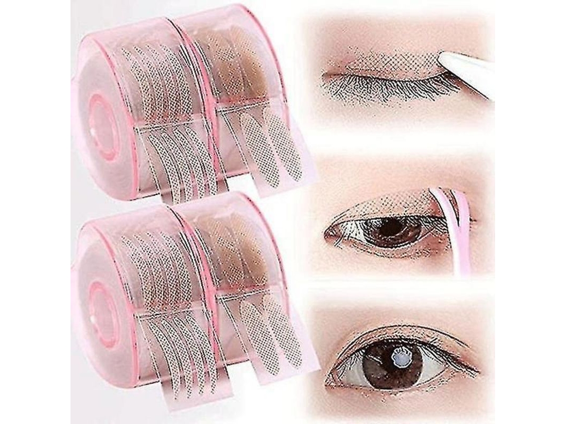 1200 Parches de Pálpebra Invisíveis com 8 Estilos e 1 Furador para Olhos Mais Abertos