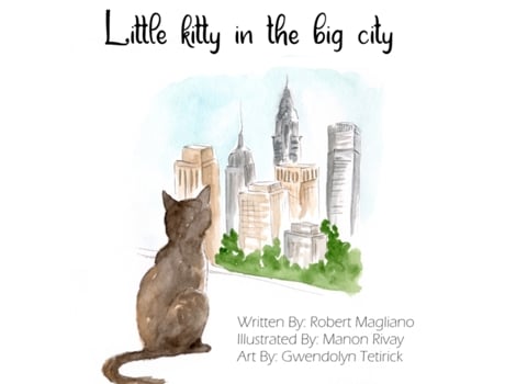 Livro Little Kitty in the Big City Robert Magliano (Inglês)