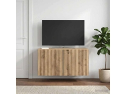Vidaxl Gabinete de Tv de Parede Carvalho Arttisan 59,5 X 31 X 30 Cm