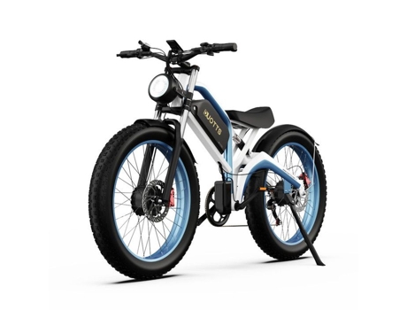 Bicicleta Elétrica Duotts N26 26 Motor Duplo 750W Bateria Samsung 48V/20Ah Shimano 7 Freios a Disco Controle App SMARTAI
