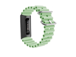 Bracelete Ocean para Fitbit by Google Charge 3 Verde