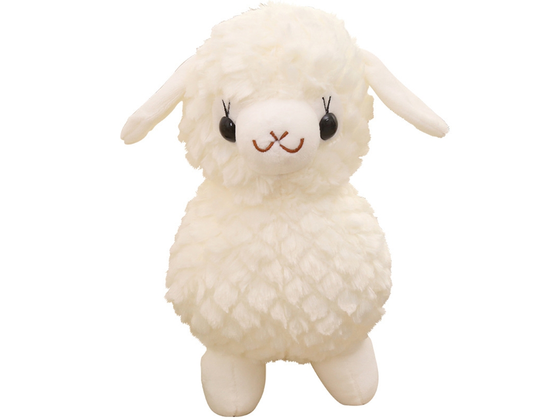Mali boneco Pelúcia Alpaca Fofo 35cm Macio Brinquedo Presente Aniversário Bebe Criança