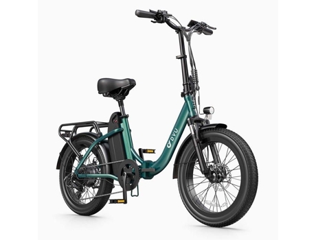 C9 Bicicleta Elétrica Motor Nominal 250 Watt Bateria 48v 15,6a 25km/h Peso Do Freio 30kg Autonomia Máxima 150km Verde Dyu