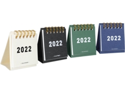 Calendário De Mesa Pequeno 4 Peças, Papel Portátil, Decoração Simples