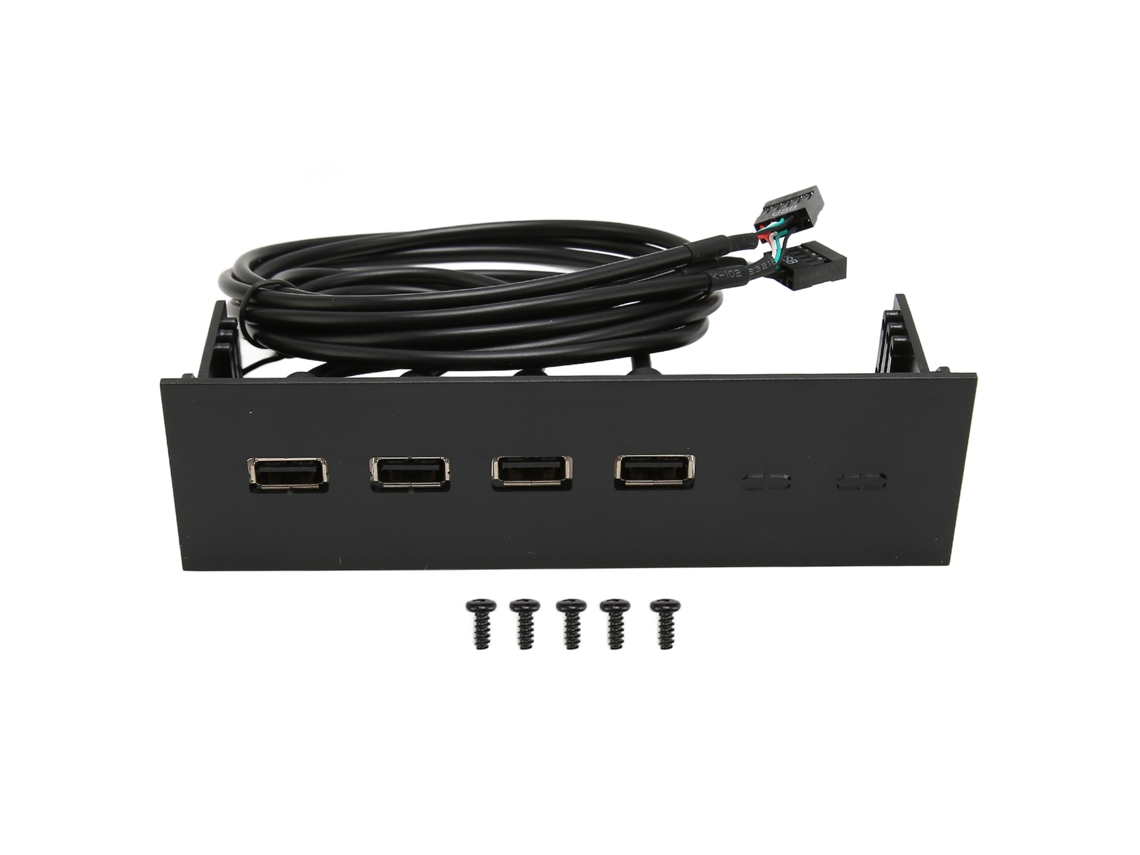 Hub Usb2.0 Frontal 5.25 Polegadas (4 Portas, Painel Frontal Do Drive Óptico)