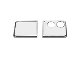 Capa para Telefone Plegável para Huawei P50 Pocket Capa para Telefone Plegável Prata EOOCOO (eletroplatada Resistente a Arranhões)