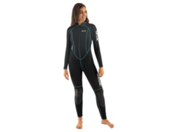 Fato Mulher M.Lungo Carezza 2 Mm Preto Mseacsub