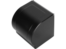 Suporte De Parede Para Papel Higiênico Aramox Em Alumínio Com Tampa E Celular, 12x Cm, Dispensador De Papel Higiênico