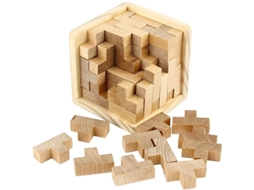 2026 rompecabezas Educativo 3d de Madera En Forma de T para Niños Y Adultos Con Caja de Regalo. (2025)