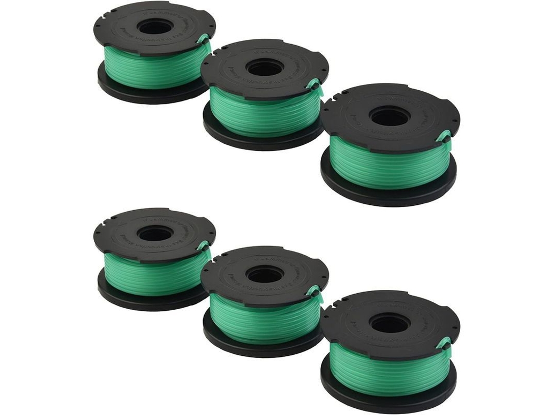Rolos de linha LINJOU para cortador de relva, reposição para Black Decker Gl7033, Gl8033, Gl9035
