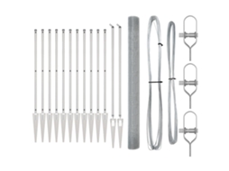 Conjunto 1 Painéis De Cerca Vidaxl Prateado Aço (25 X 1,5 M)