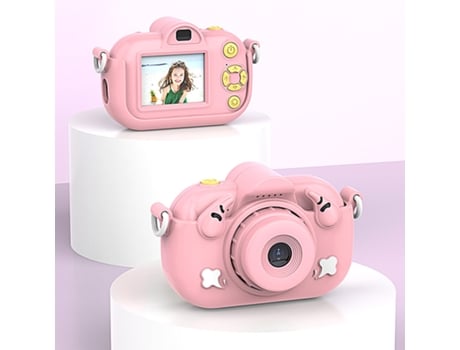 Câmera Infantil TRUMTW 501 Rosa Cartão 32G