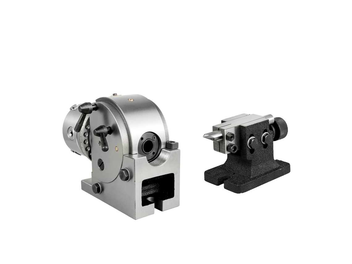 Cabeçote Divisor, Diâmetro Do Mandril De 4, Altura Do Centro De 4, Porta Ferramenta Mt2, Com Mandíbula De 3 Pol. 4in Oem