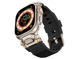Bracelete para Apple Watch 42/44/45/46/49mm XIAOMOYU (preto Titânio)