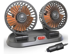 Ventilador De Painel Carro Com Duas Cabeças, Ventilador Giratório De Carro Com Duas Cabeças, Dissipação De Calor