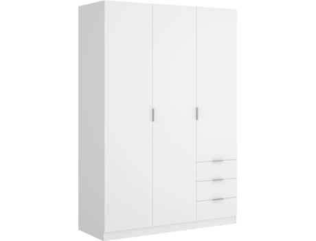 Roupeiro  3 Portas (121 cm - Branco)