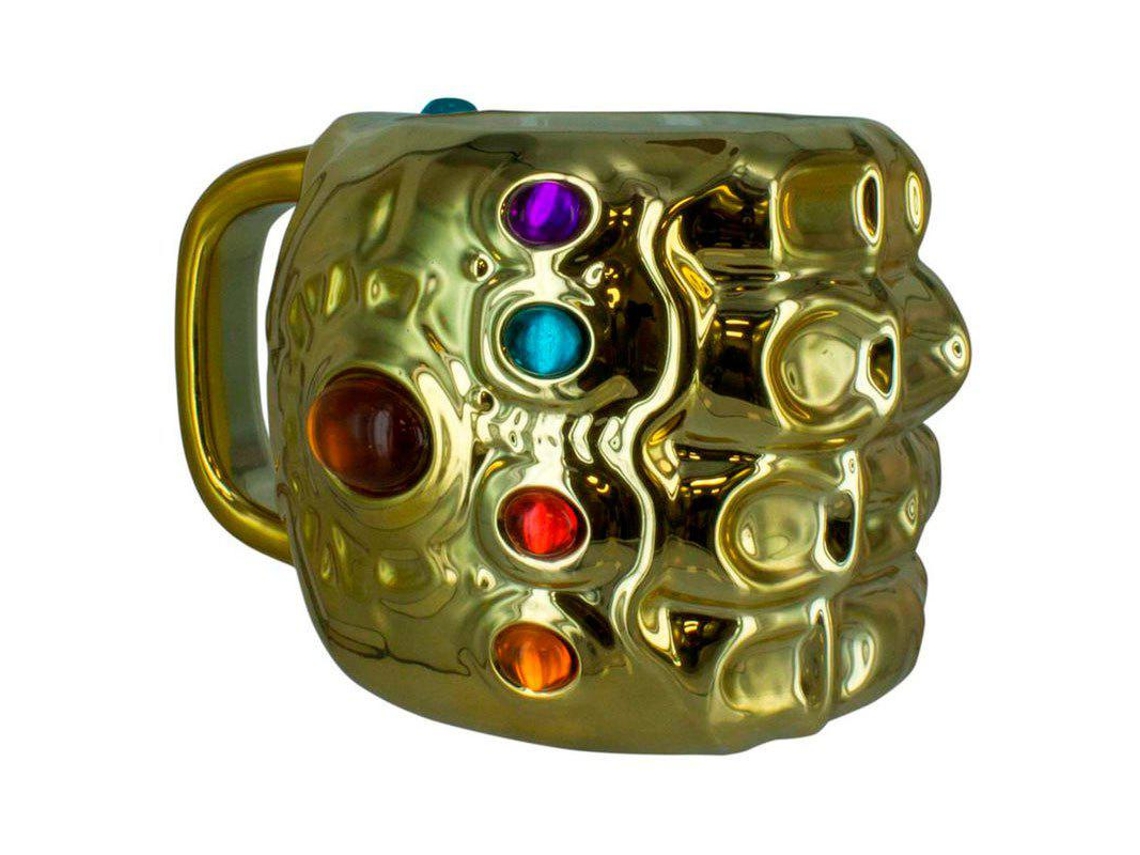 Caneca PALADONE Vingadores: Infinity Gauntlet 300 ml Dourada