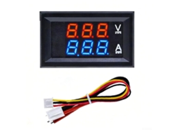 Voltímetro E Amperímetro Digital Led De 0 28 Polegadas Dc 0-100v 10a