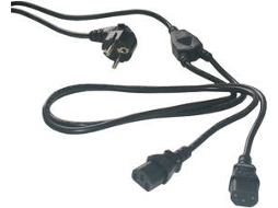 Cabo de Alimentação MCL Power Cabo Black 2.0m