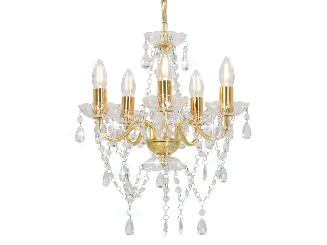 Candeeiro de teto VIDAXL Gold Metal (38 x 42)