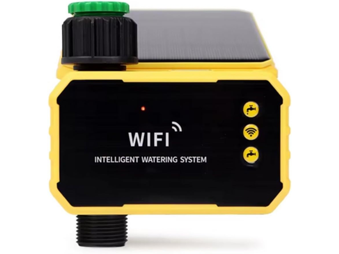 Temporizador Inteligente De Irrigação Solar Com Wi-fi, Sensor Chuva,