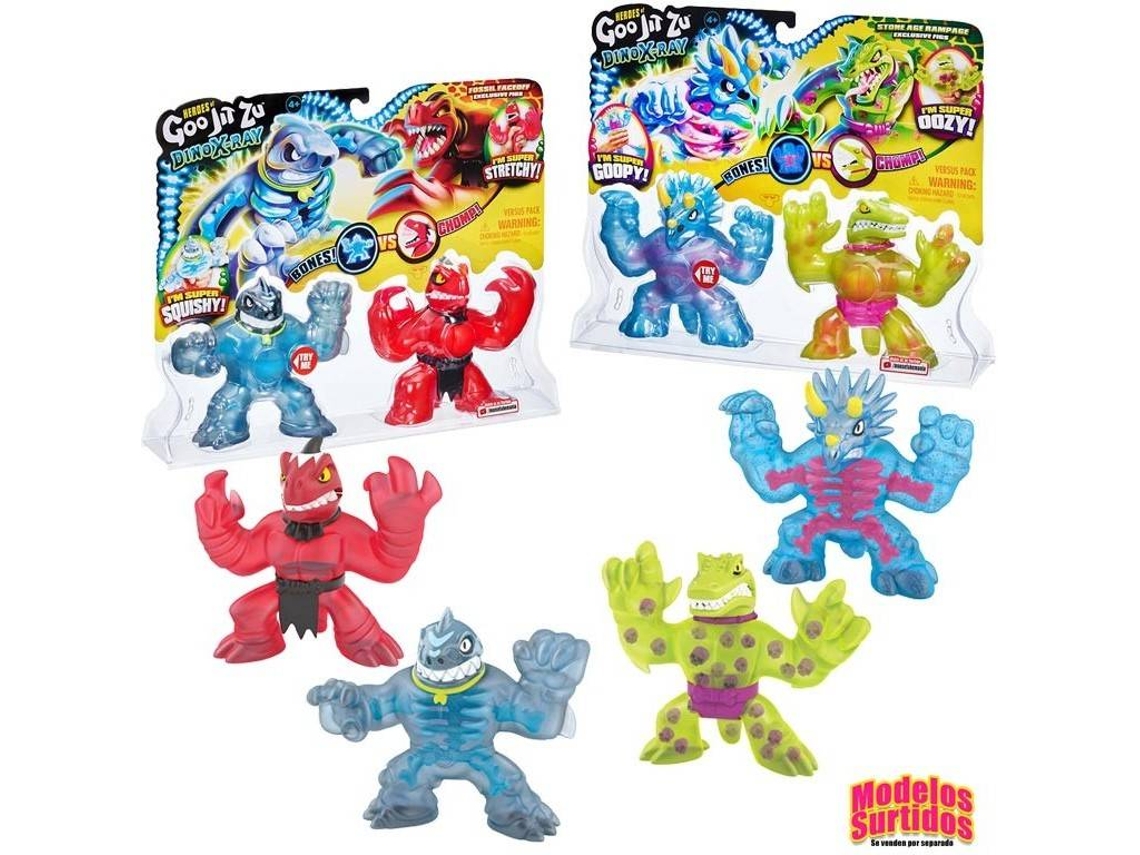 Figura de Ação BANDAI NAMCO Pack 2 Heroes Goo Jit Zu (Idade Mínima: 4)
