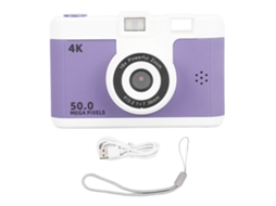 Câmara Digital Compacta Pequena Com Lentes Duais, Sem Fio Para Vlogging E Vídeo