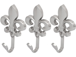 Conjunto de 2 Ganchos para Banheiro, Metal CHABERLU