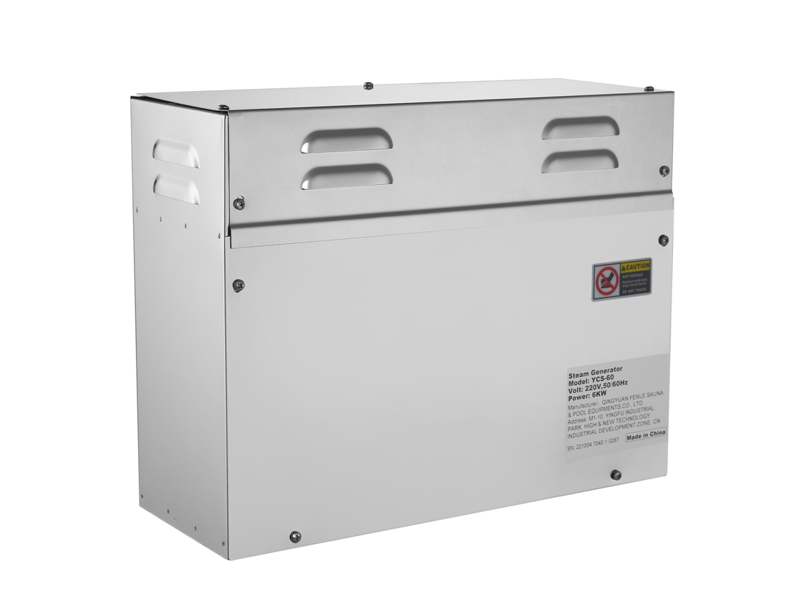 Máquina de Vapor Modelo St 60, Gerador 6 kW, 220-240 V, Vaporizador Banho, Temperatura 35-55°C, para Spa