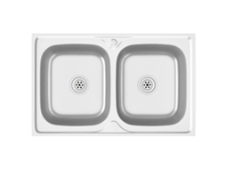 Kitchen Sink, Kitchen Sinks Vidaxl Prateado Aço Inoxidável (800 X 500 X 155 Mm)