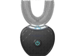 Escova De Dentes Elétrica Ultrassônica Em Forma De U Para Adultos - Carregamento Sem Fio 360 Com Luz Led - Certificado