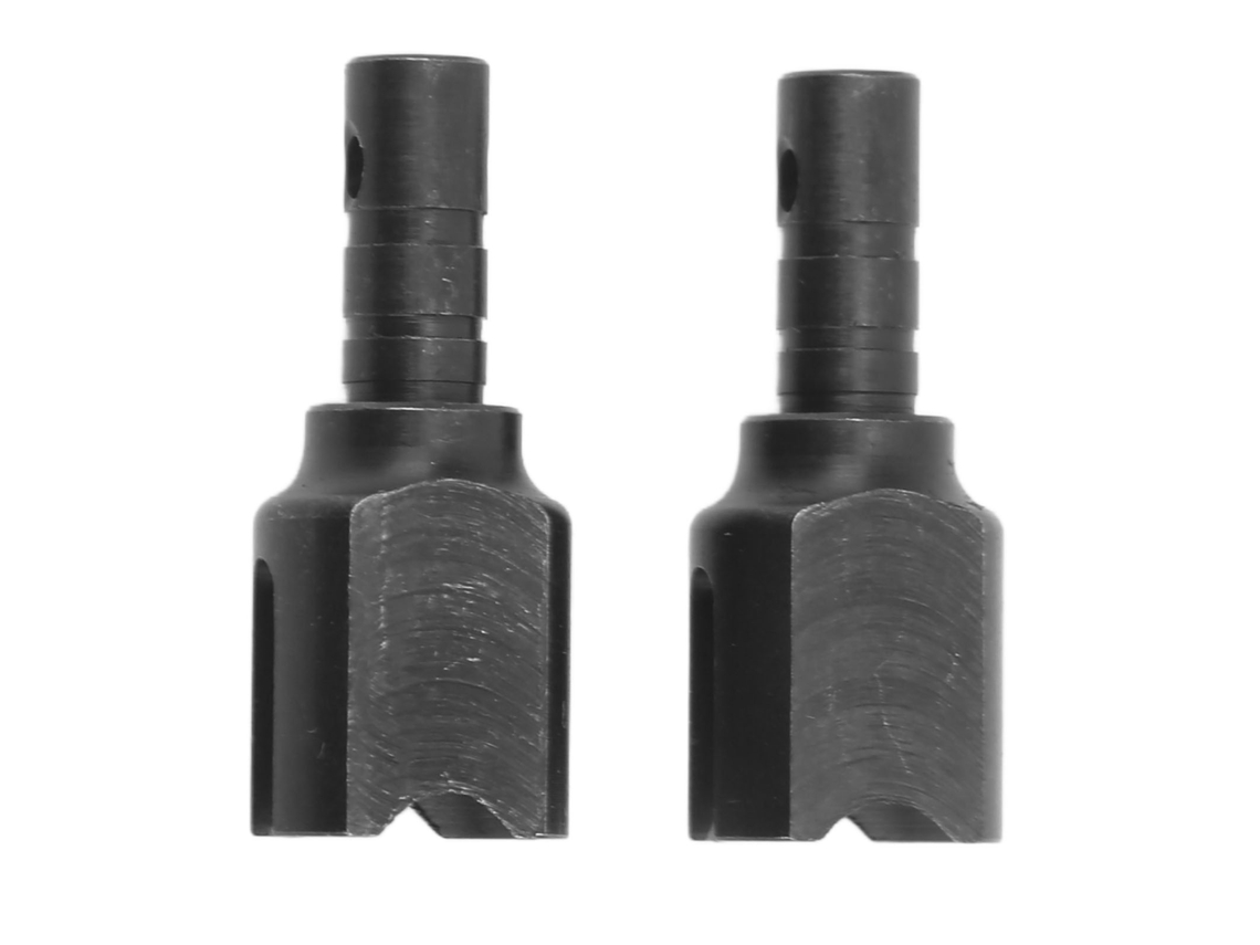 Mali 2pcs Copo Diferencial de Carro Rc de Aço Tamanho Preciso para Arrma Série 1/7 1/8 Acessórios Rc Preto