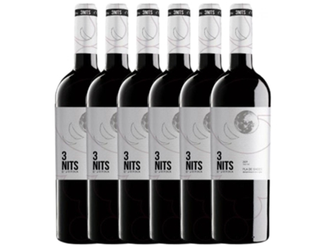 Vinho AMPANS Ampans 3 Nits D'Urpina Merlot Pla De Bages Crianza (0.75 L - 6 unidades)
