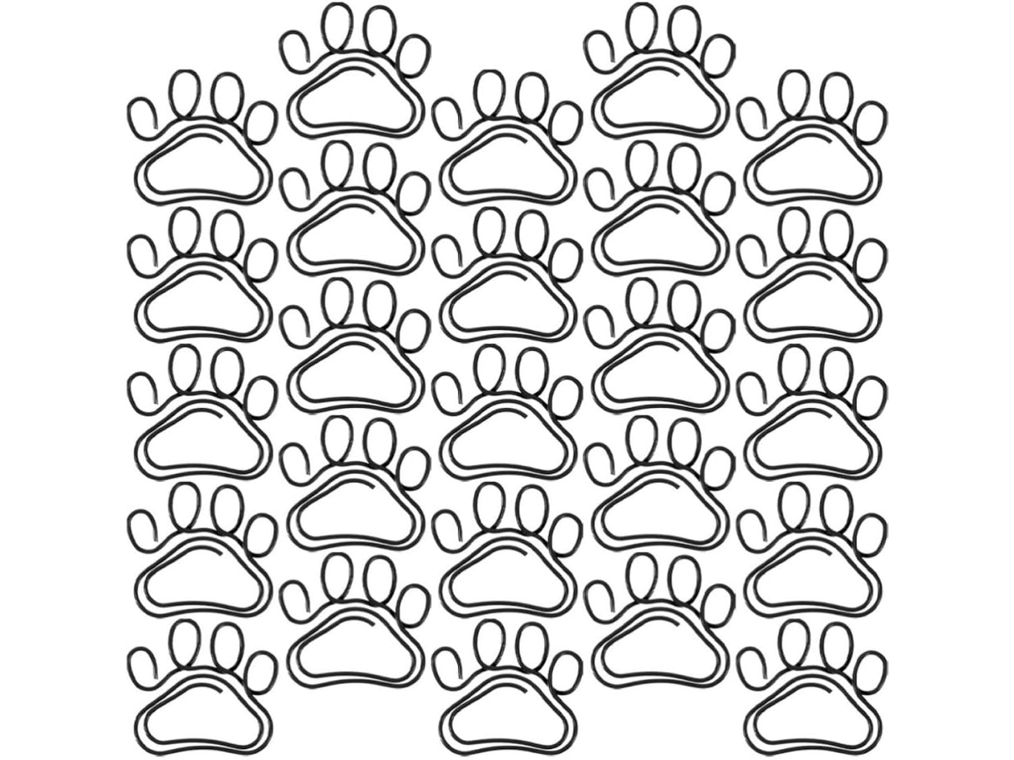 Conjunto de 50 pinos de metal em formato de garra de gato para fixar notas e carrinhos, Design Criativo e Cor Preta, Ideais